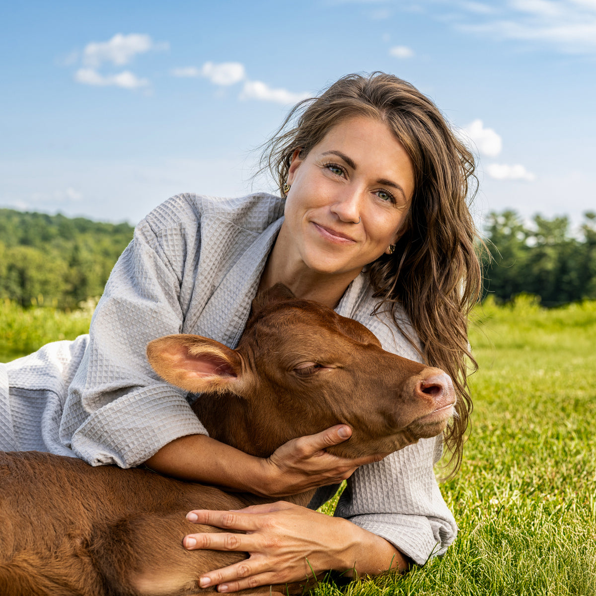 Welcome to Stonyfield Organic’s First-Ever Organic Cow Spa